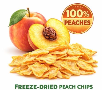 Freeze-Dried Peach Chips